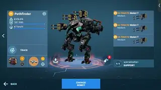 War robots pathfinder UE molot T WR test server gameplay 