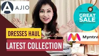 DRESSES HAUL || MEGA SALE || ICONIC SALE || AUGUST 2021 || MYNTRA HAUL || AJIO HAUL