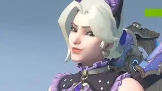 [Overwatch 2] Black Cat Mercy Kitty Shimmy Highlight Intro