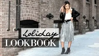 CHRISTMAS & NEW YEARS EVE OUTFIT IDEAS 2016 |  Holiday & Winter Fashion Lookbook in DUMBO NYC