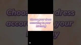 Choose dress according to birthday month#fashiondress     #beautifuldress#princessdress  #birthday