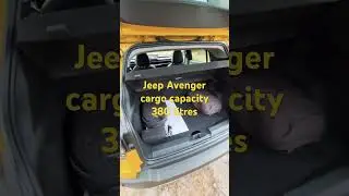 Jeep Avenger cargo capacity #avenger #car #carreview #hybrid #jeep #jeepavenger #testdrive