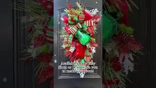 How to Make a Christmas Swag with Jewels | DIY CHRISTMAS GEM SWAG |How to Make a Holiday Swag Wreath