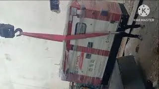 Hydra unloading generator at hospital 🏥 jhansi