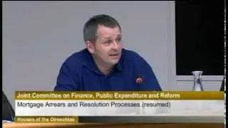 Richard Boyd Barrett TD on the mortgage arrears and resolution process
