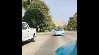 Driving in a Porsche Carrera across Utah!