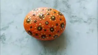 Mandala kő k&eacute;sz&iacute;t&eacute;se 6 / Making mandala stone 6