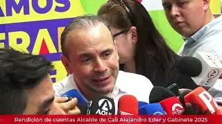 ALEJANDRO EDER, ALCALDE DE CALI, RENDICION DE CUENTAS ALCALDIA DE CALI, DEBATES TV