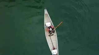 Solo Paddler in British Columbia, Canada - 4k sights and relaxing sounds