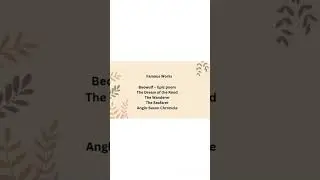 Anglo-Saxon period History of english literature Old English Literature | Explanation |tgt, pgt,