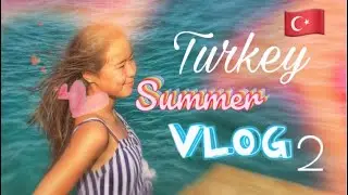 TURKEY||VLOG 2: hotel QUEENS PARK Tekirova , aqua park, neon party 🎉💖