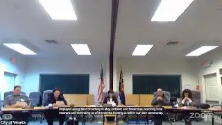 1/27/25 Veneta City Council Meeting - State of the City Address