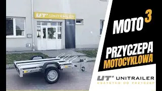 Lekka przyczepka na trzy motocykle UNITRAILER MOTO 3