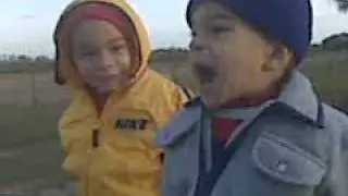 Timothy screams at cow.3GP