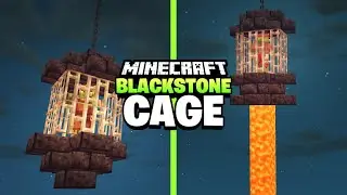 Minecraft Tutorial - 1.16 Blackstone Cage Design