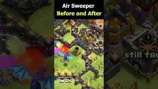 Air Sweeper effect in COC before and after Update!