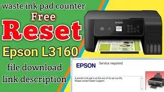 How to Reset Epson L3160 Printer Ink Pad counter.Epson l3160 adjustment program reset tool free 2022