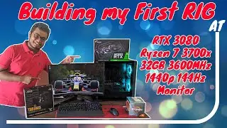 Building My first PC for Gaming, Streaming and Productivity! RTX 3080 in an airflow case PC build.