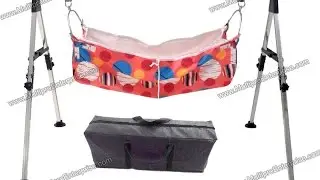 Multipro Super Folding Portable Infant Swing Indian Baby Ghodiyu With Hammock in 2 Feet Square Frame