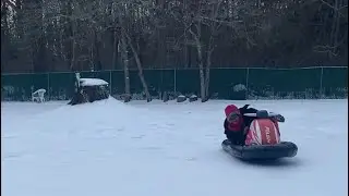 Slide and drop on sled vs getting pulled   1/28/26