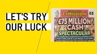 4 X &pound;75 Million Cash Spectacular UK Scratch Cards. 5 Top Wins of &pound;1 Million up for grabs.