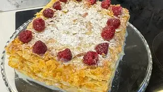 Cake Napoleon recipe | No-Bake Cake Recipe 🎂🍰