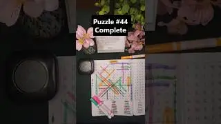 #44 Word Search Puzzle | Split Words, Find Faster | Trick for Brain Boost #wordsearch #braingames
