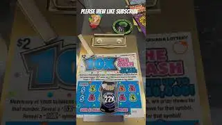 10x the cash scratch off ticket Louisiana lottery ￼