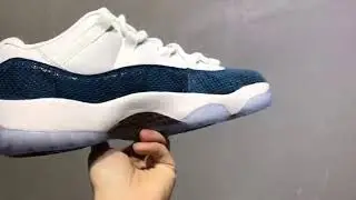 Air Jordan 11Navy Blue Snakeskin CD6846-102