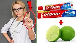 Волшебный рецепт!! Смешайте колгейт и лимон, вы будете мне благодарны