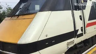 Lner intercity departing Northallerton for Newcastle