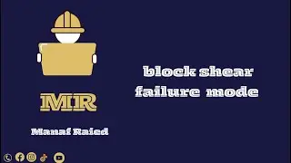 Block Shear Failure Mode (Tension Member)