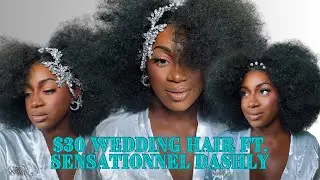 Wedding Hairstyle for Less Than $30! Sensationnel Dashly Synthetic Lace Front Wig Unit 43 DLW043