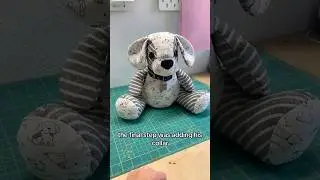 Pattern: Kip the Keepsake Dog by Funky Friends Factory #sewing #handmade #keepsake