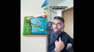 Они никогда не впечатляются 😂 #desi #indian #dad #funny #skit #comedy #son #parents #grades #exam