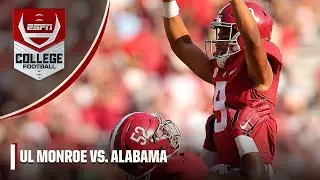 UL Monroe Warhawks vs. Alabama Crimson Tide | Full Game Highlights