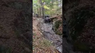 Toyota exiting the crack trail at bobbyland in northfield vermont