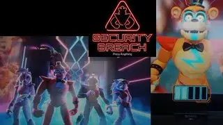 Рок команда анимотриноков встретил Фредии FNAF security breach #fnafsecuritybreach #хоррор 