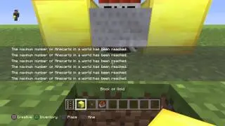 Minecraft tutorial how to make a supercharged cannon (firing to the top of minecraft)