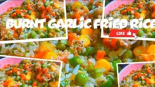 Burnt garlic fried rice #viralvideo#food#cooking
