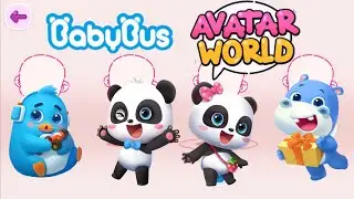 Creating Baby Bus 🐼🐼🦛Characters in Avatar World! #avatarworld #babybus 
