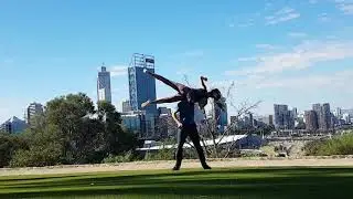 April Air Step Challenge - Mini death dive, skipping rope, Frida flip, circus scarf