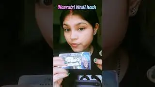 Navratri bindi hack #virelhacks #bindistyle #bindi #bindilook #hairstyle #amazinghacks #usefulhacks