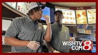 Colts stars Anthony Richardson and Jonathan Taylor take over Dairy Queen