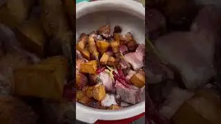Pork With Dried Bamboo Shoot