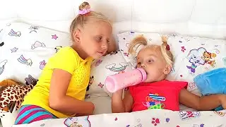 Alice and Eva in stories of the Importance of Helping Parents and Younger Sisters