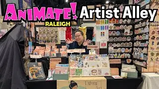 Animate! Raleigh 2025 Artist Alley | Setup, Breakdown, Money Talk, Haul