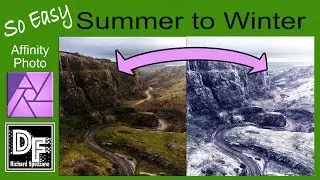 Easy and Quick! Summer to Winter Affinity Photo
