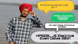 Exam Dates For HPSSC JE Electrical 2021 || HPSEBL Dharamshala || Jal Sakti Vibhag 2021 || #hpsebl