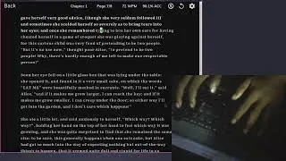 Alice In Wonderland - Chapter I (typelit.io) | 71WPM on DVORAK